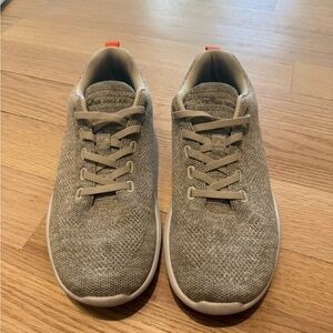 Peter Millar Men's Knit Sneakers - Tan and Orange